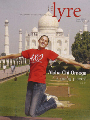 The Lyre of Alpha Chi Omega, Vol. 111, No. 7, Spring 2009